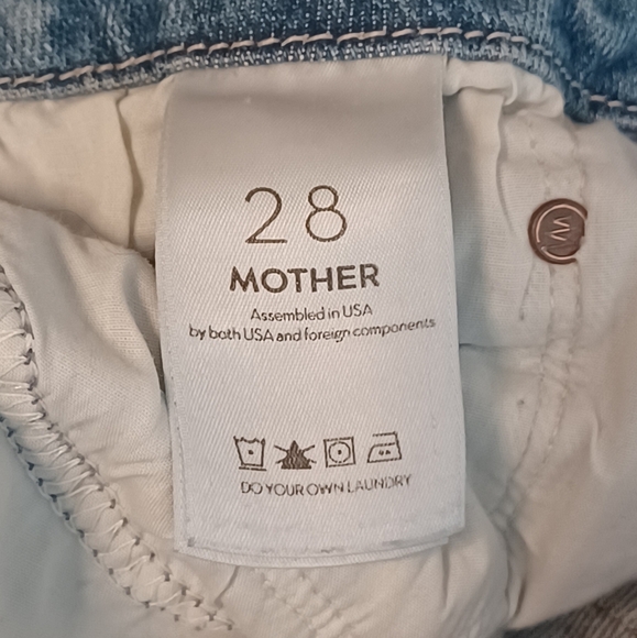 Mother Love Gun The Looker Ankle Fray Sz 28 Jeans - Picture 9 of 16